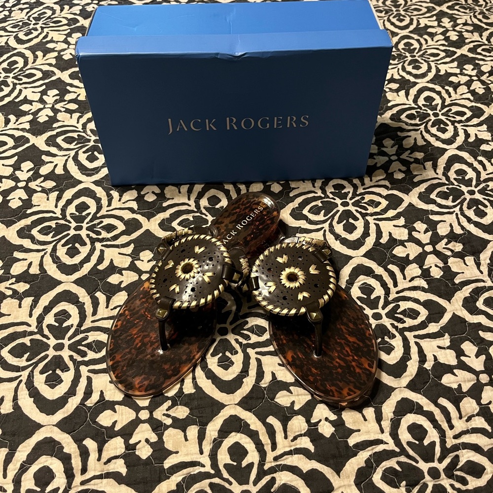 Jack Rogers Georgica jelly sandals - new in box.